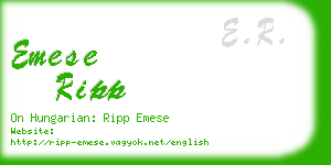 emese ripp business card